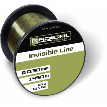 Radical Carp Invisible Line Monofile Angelschnur Grün - 816 m 0,40 mm 10,8 kg