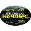Black Cat Battle Cat Aufkleber 8 x 12 cm