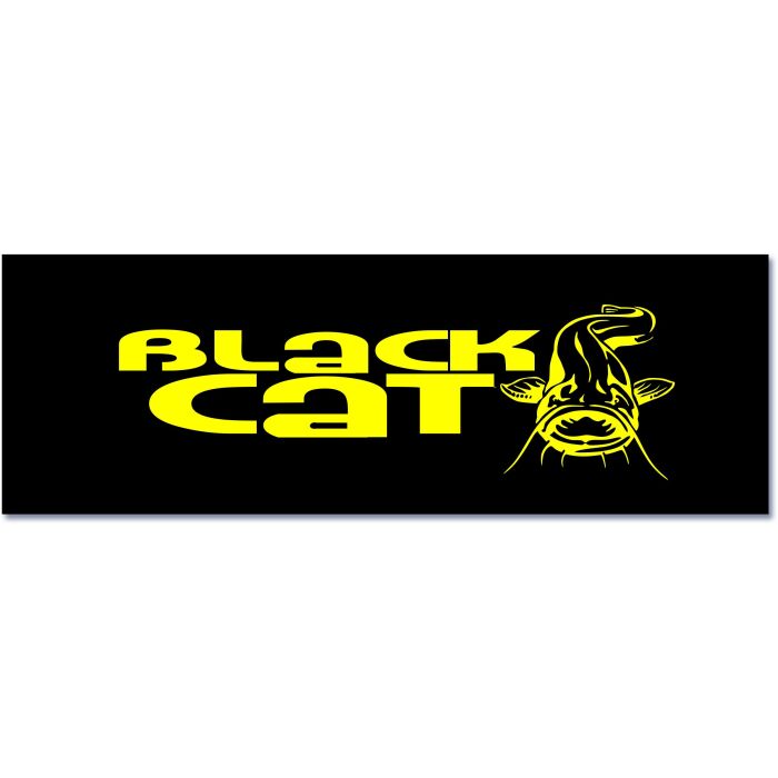 Black Cat Bootsaufkleber 119 x 45 cm