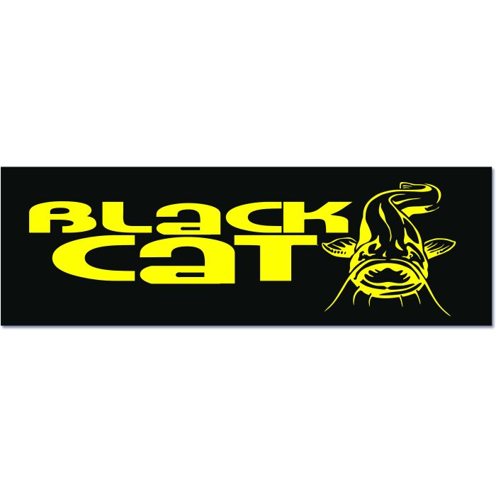 Black Cat Aufkleber 42,0 cm x 10,0 cm