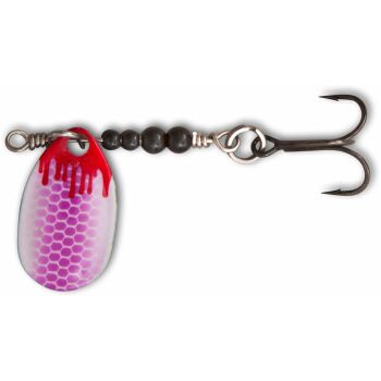 Magic Trout Bloody UL-Spinner 1,75 g - Pink/Weiß