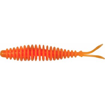 Magic Trout T-Worm V-Tail Käse 6,5 cm - Neon Orange