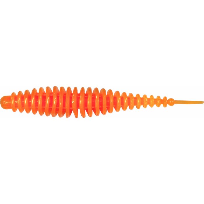 Magic Trout T-Worm I-Tail Knoblauch 6,5 cm - Neon Orange