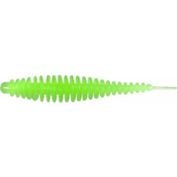 Magic Trout T-Worm I-Tail Knoblauch 6,5 cm - Neon Grün