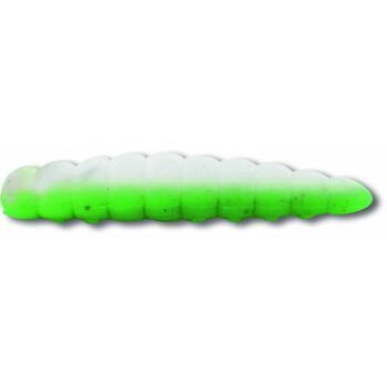 Magic Trout B-Maggot Knoblauch 2,5 cm - Grün Weiß