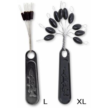 Quantum Mr. Pike Float Stops Silicone Schwarz 20...