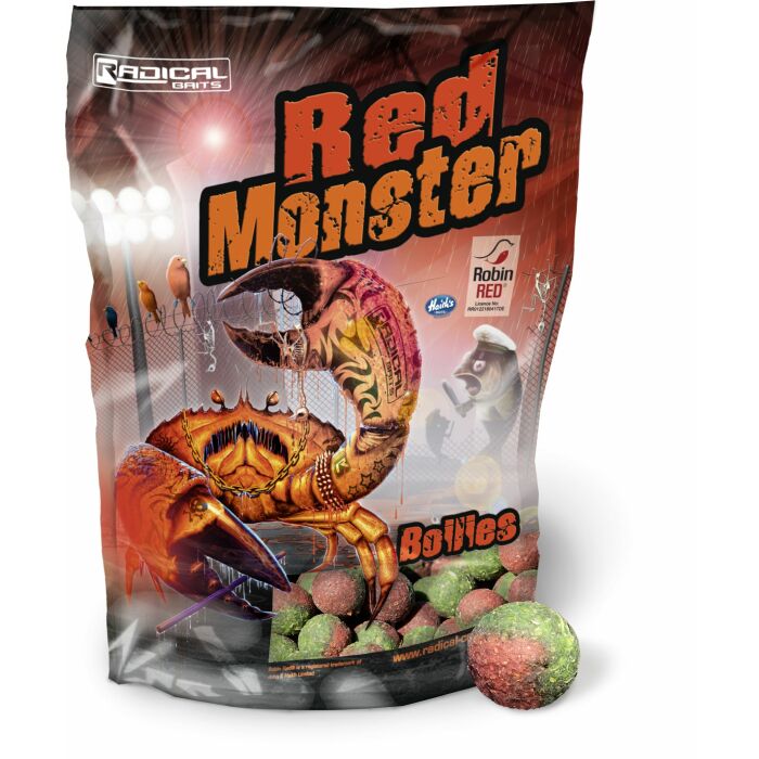 Radical Red Monster Boilie 16mm 1kg
