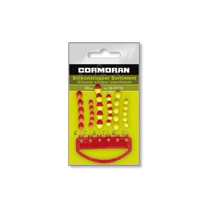 Cormoran Silikonstopper Sortiment Rot / Gelb