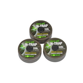 Korda N-Trap Semi-Stiff 15 lb - Green