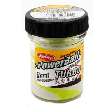 Berkley PowerBait Turbo Dough - White / Chart