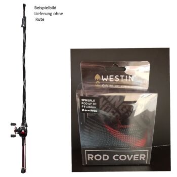 Westin Rod Cover Trigger bis 86&quot;/255cm Black/Silver &Oslash; 3cm L&auml;nge 80cm