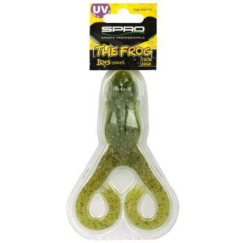 Spro Iris The Frog 12 cm 20 g - Brown Chartreuse
