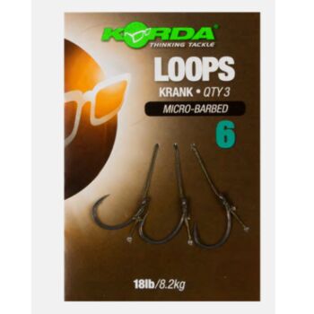 Korda Loops Wide Gape X Micro Barbed  Size 4