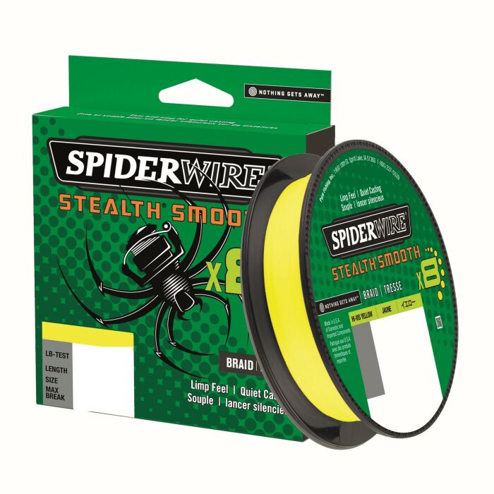 Spiderwire Stealth Smooth X8 Hi-Vis Yellow 150 m - 0,19 mm