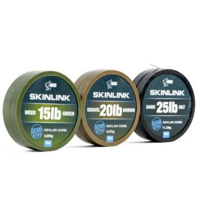Nash Skinlink Semi-Stiff Weed Green 15 lb
