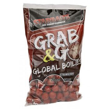 Starbaits Grab & Go Global Boilie 20 mm 1 kg - Strawberry Jam
