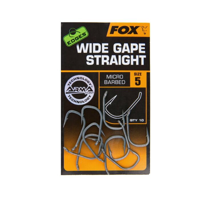 Fox Edges Armapoint Wide Gape Straight Hooks - Gr. 6