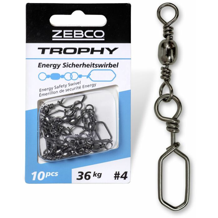 Zebco Trophy Energy-Sicherheitswirbel 7,2cm Gr.1/0 66kg