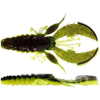 Westin CreCraw Creaturebait 8,5 cm 7 g 5 Stück - Black/Chartreuse