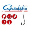 Gamakatsu lose Wurmhaken mit Plättchen Nickel Gr.6 25 Stück
