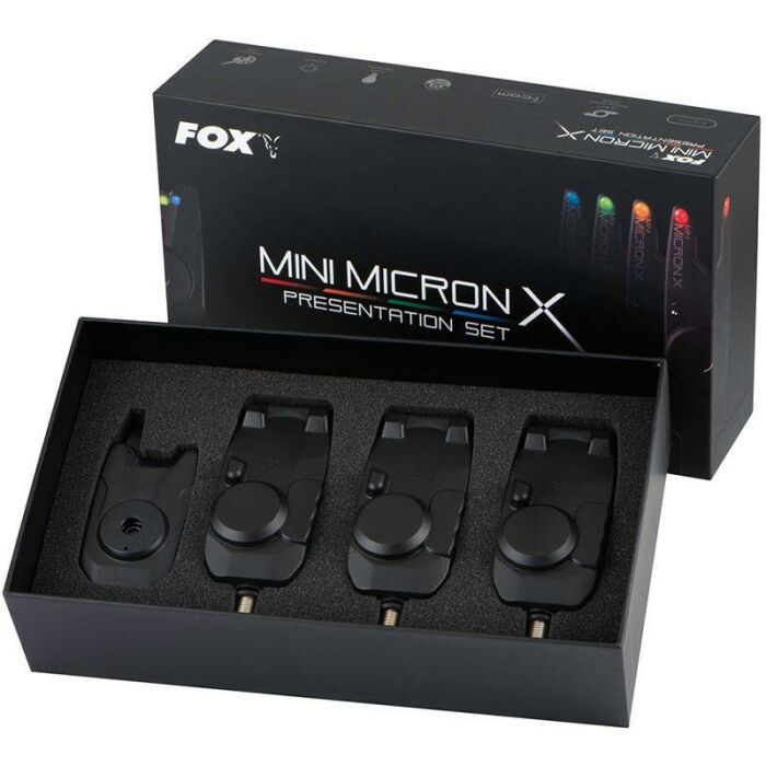 Fox Mini Micron X 3 rod Funkbissanzeiger-Set