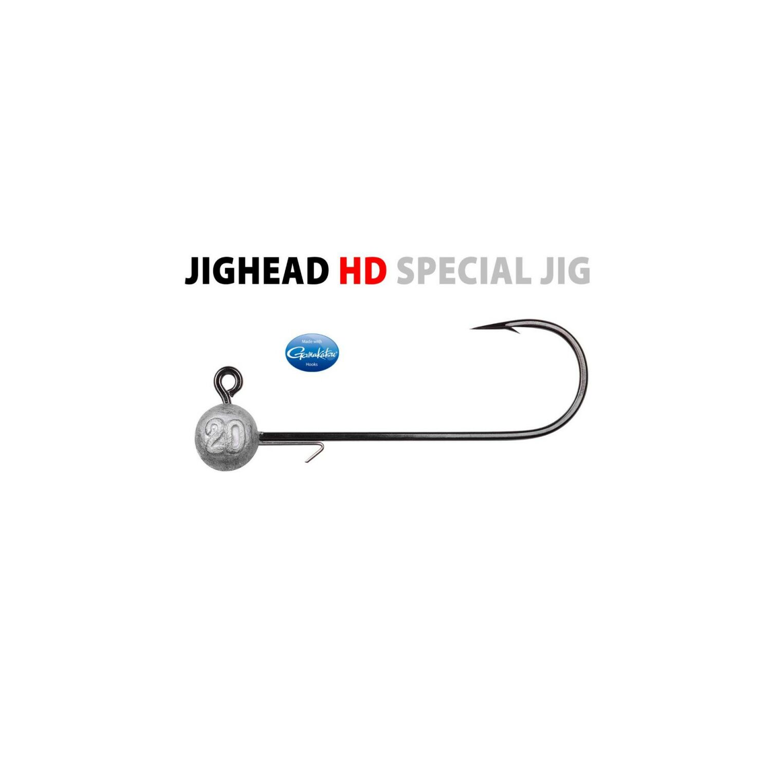 Jig22 Hakengröße 1/0 Spro Long & Round Jighead 