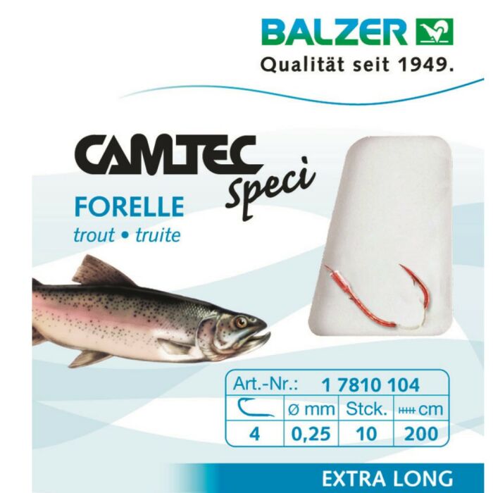 Balzer Camtec Speci Forelle / Sbiro Rot 1,40 m