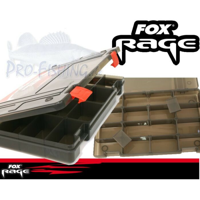 Fox Rage Stack N Store Box - 16 Compartment - Medium Shallow