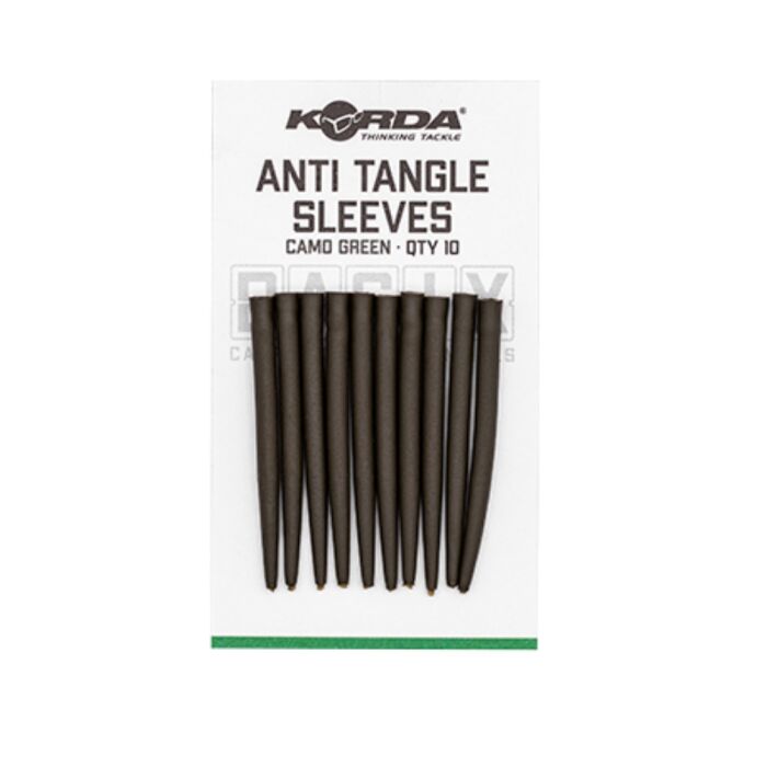 Korda Basix Anti Tangle Sleeve Camo Green 10 Stück