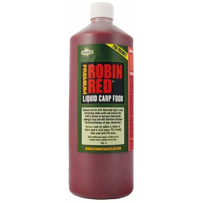 Dynamite Liquid Carp Food Flüßiglockstoff 1 Liter Premium Robin Red