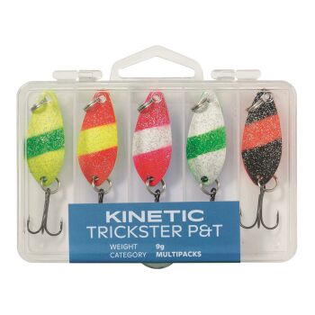 Kinetic Trickster P&T Forellen Spoon Set 5 Stück...