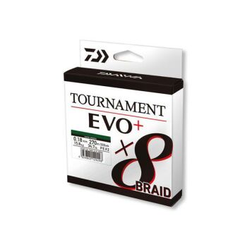 Daiwa Tournament X8 BRAID EVO+ chartreuse 135 m - 0,08 mm