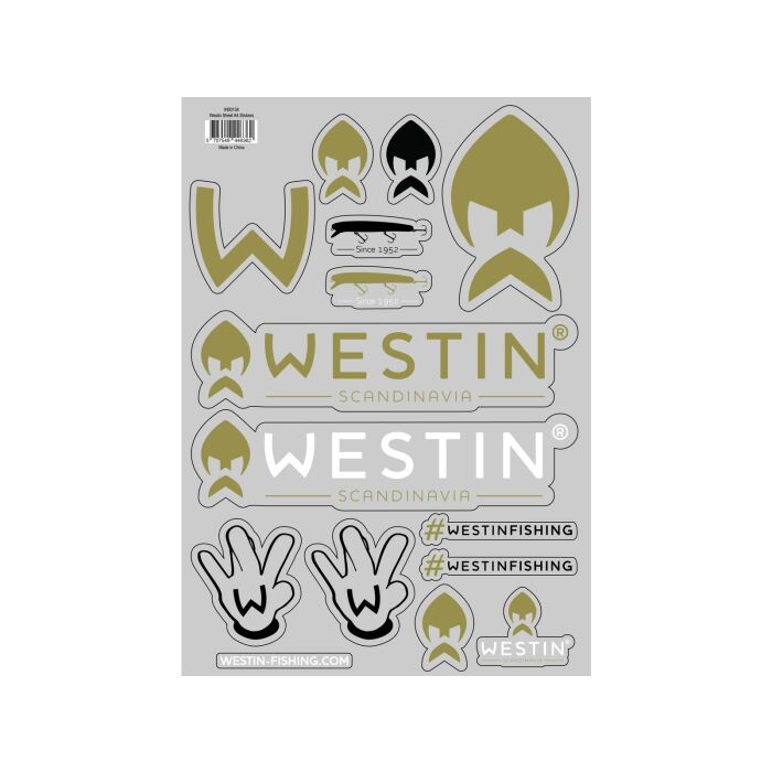 Westin Sticker A4 Westinfishing Aufkleber