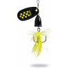 Zebco Trophy Z-Vibe & Fly No. 3 - 8 g black body/silver black-yellow dots/yellow fly