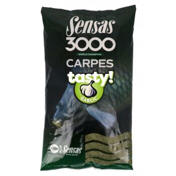 Sensas 3000 Carp Tasty 1 kg - Garlic