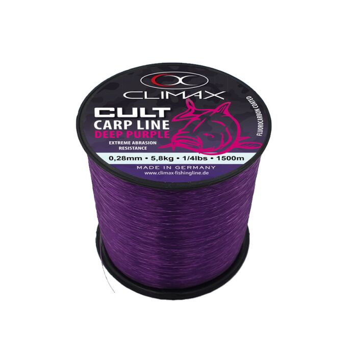 Climax CULT Carp Line deep purple  Meterware 0,30 mm 7,1 kg