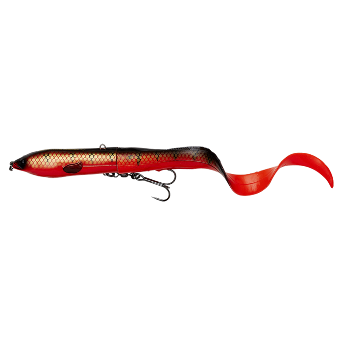 Savage Gear 3D Hard Eel 2+1 17 cm 50 g Slow Sinking - Red N Black
