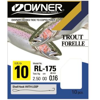 Owner Haken Trout Forelle RL175 60cm Gr.6