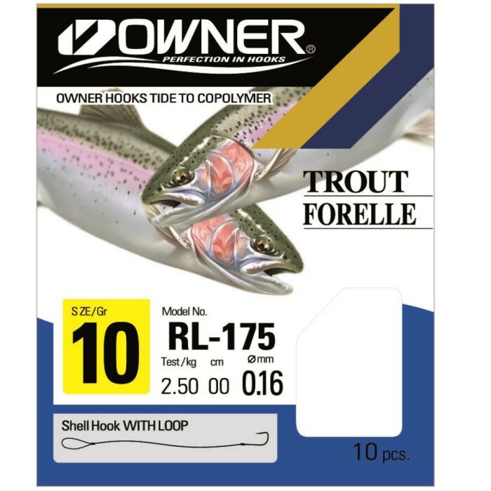 Owner Haken Trout Forelle RL175 150cm Gr.12