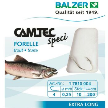 Balzer Camtec Speci Forelle / Sbiro 2,00 m Gr. 4